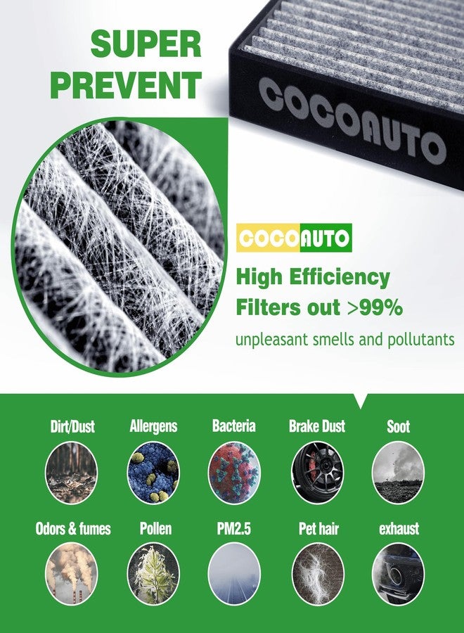 COCOAUTO Cabin Air Filter for BMW X3 (2018-2024), X4 330i Z4 (2019-2025), M340i M440i 430i M3 M4 (2021-2025), i4 230i (2022-2025), 330e(2021-2024), IX3 (2021-2022), GR Supra, 64119382885 CAF15031C - Image 3